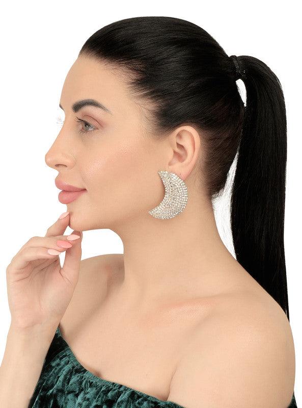 KIMIA half moon earrings by katyanne - Hanging drops earrings - Afrikrea